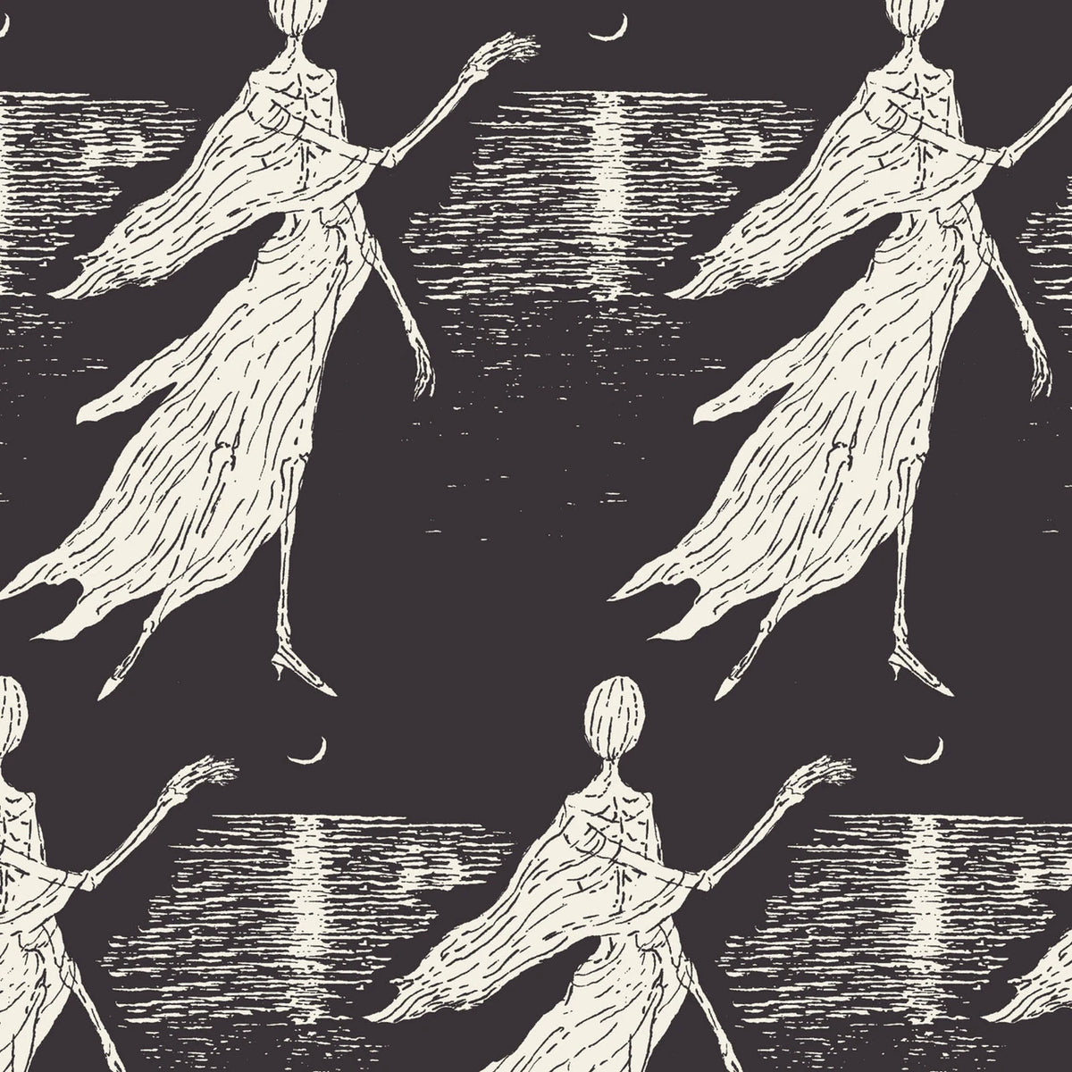 Pre-Order April 2027 Forgotten Calicos No. 001 230523 Edward Gorey Cloud9 Half Yard