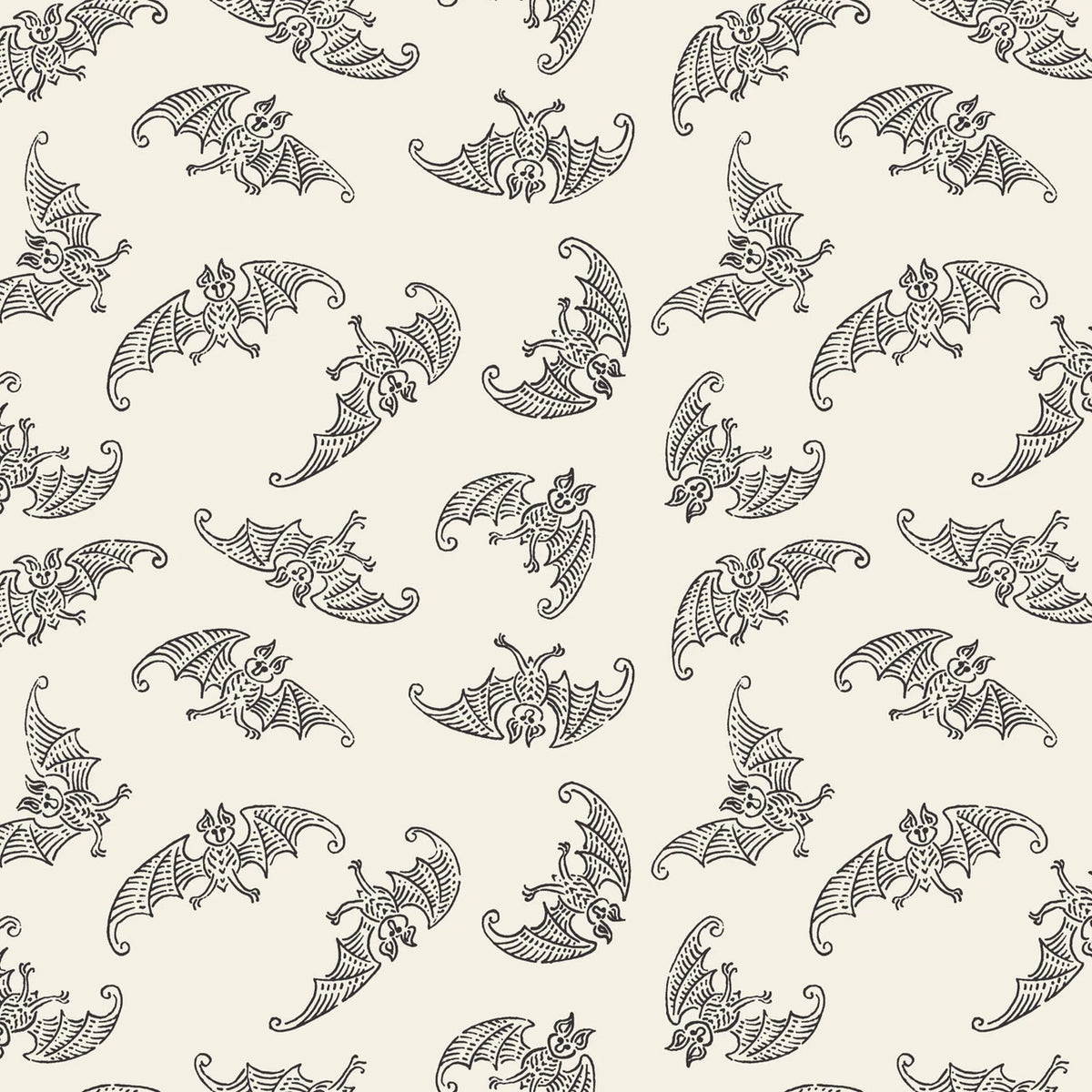 Pre-Order April 2027 Forgotten Calicos No. 007 230529 Edward Gorey Cloud9 Half Yard