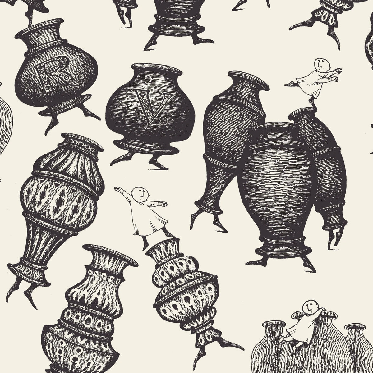 Pre-Order April 2027 Forgotten Calicos No. 014 230536 Edward Gorey Cloud9 Half Yard