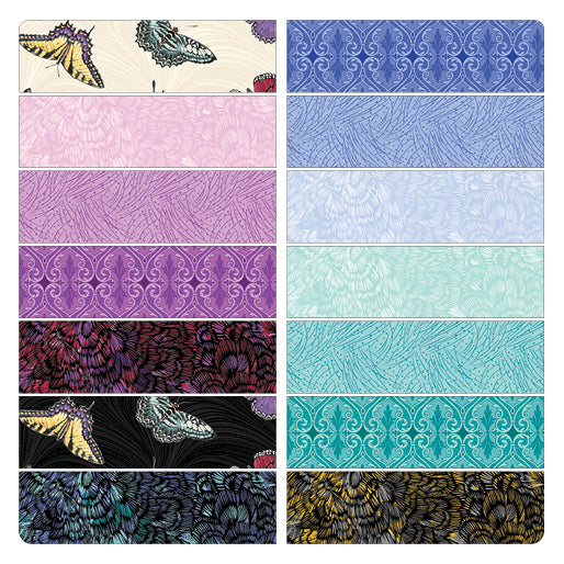 Circle of Butterflies 10" Layer Cake Jackie Robinson Benartex COB10PK