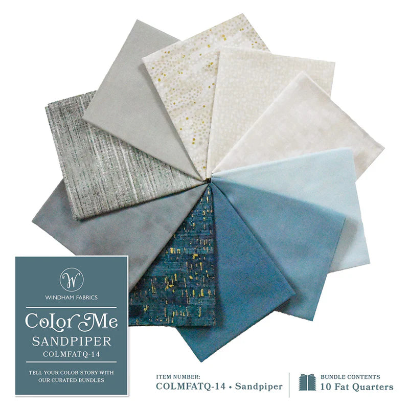 Color Me COLMFATQ-14 Sandpiper Fat Quarter Whistler Studios Windham