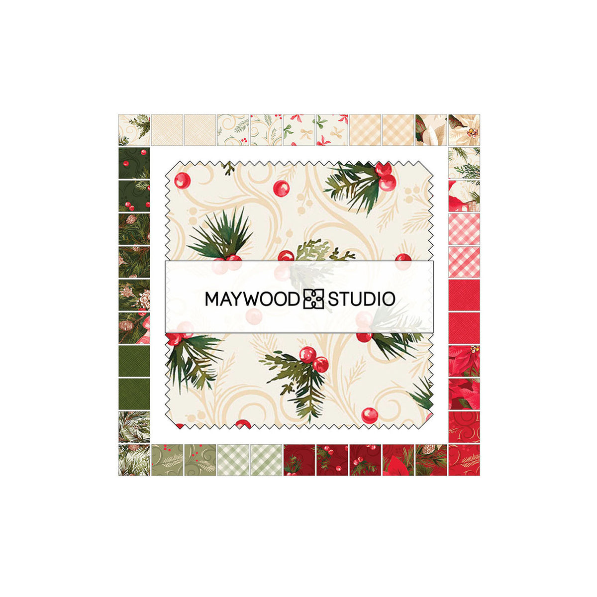Gingham Garland 5" Squares CP-MASGIGA Maywood Studio