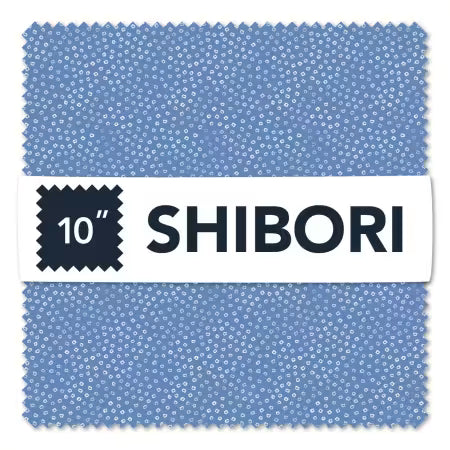 Shibori 10 Inch Squares Whistler Studios Windham Fabrics CP10SHIB-X