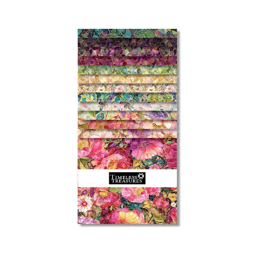 Mosaic Bee CP10SQ42-CD MOSAIC 10" Square Timeless Treasures