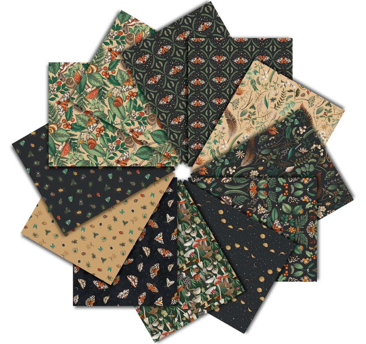 Moth To Flame 2.5" Jelly Roll Strip CPSTELLA-STRIP Moth To Flame Dear Stella
