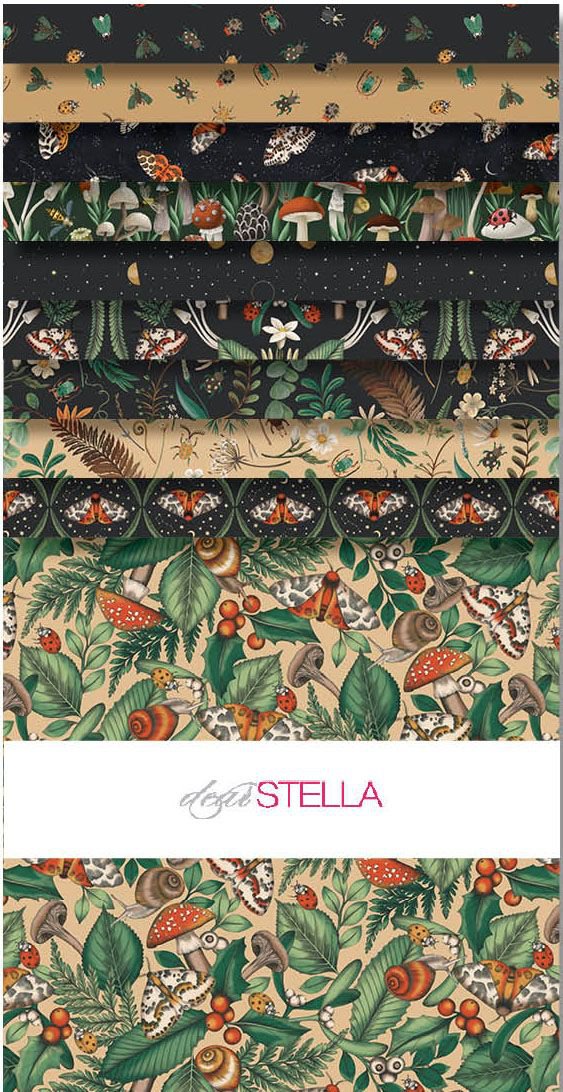 Moth To Flame 10" Layer Cake Square CPSTELLA-SQUARE Moth To Flame Dear Stella
