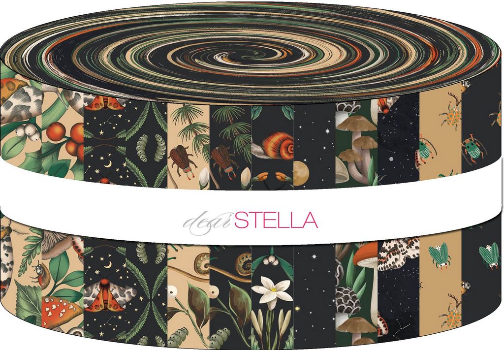 Moth To Flame 2.5" Jelly Roll Strip CPSTELLA-STRIP Moth To Flame Dear Stella