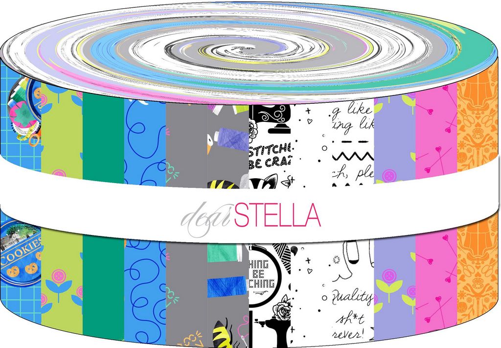 Quilty Helpurrs 2.5" Strips Pammie Jane Dear Stella CPSTELLA-STRIP QUILTYHELPURRS
