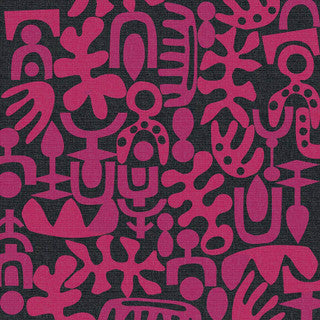 City Tribe Cityscape Red RB STUDIOS RBSCY6040/02 By the Half Yard