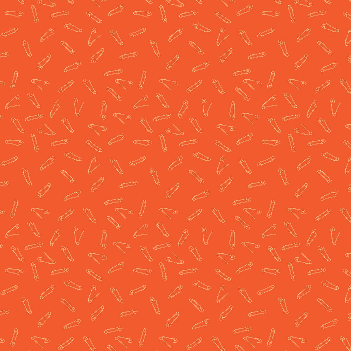 Mess Maker DC10156-ORAN-D Just Pin It Michael Miller Half Yard