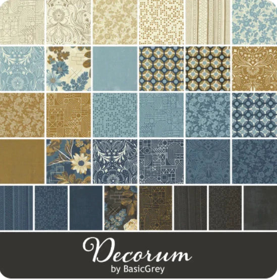 Decorum Dignity Ecru 30685 11 BasicGrey Moda Half Yard