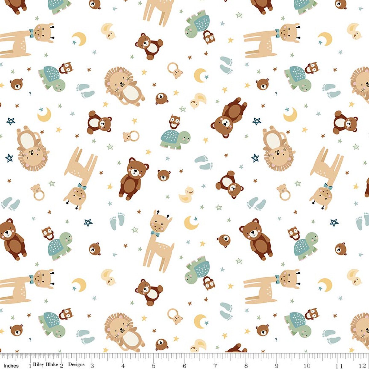 7 Fat Quarter Bundle Baby Boy Riley Blake 63M