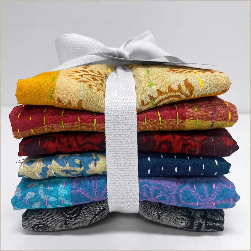 Kantha FATQKAN1-X Fat Quarter Bundle Whistler Studios Windham