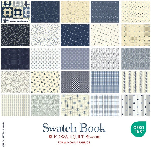 Swatch Book Fat Quarter 24 Pcs Bundle FATQSWBK-X Multi Windham Fabrics