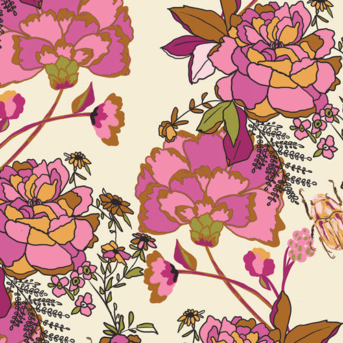 GREET THE GUESTS BLUSH 365 FIFTH AVENUE BARI J. ART GALLERY FABRICS FAV-85845 HALF YARD