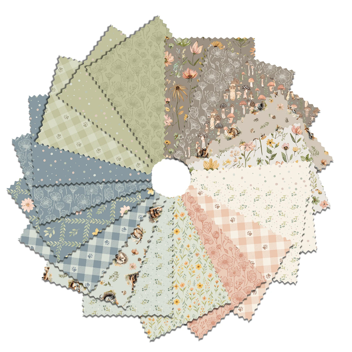 Wildwood Whimsy Fat Quarter FB4FQBQ-WILDWOODWHIM Juliah Tiedemann Blank Quilting