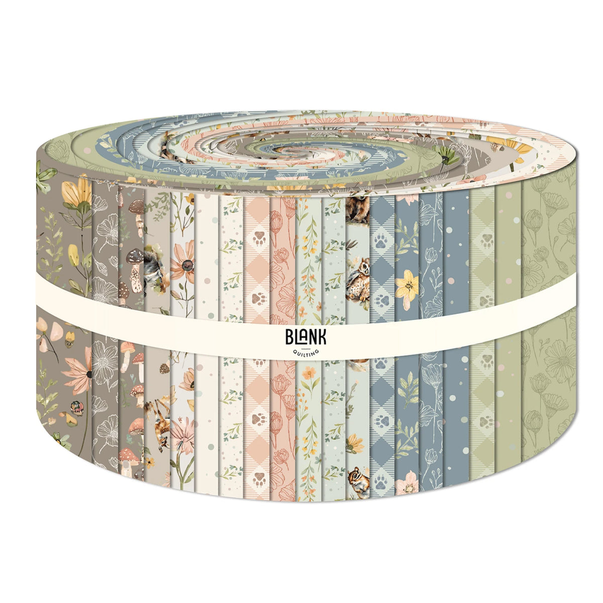 Wildwood Whimsy 2.5in Strips FB6DRBQ-WILDWOODWHIM 42 Pcs Juliah Tiedemann The Blank Quilting Corp