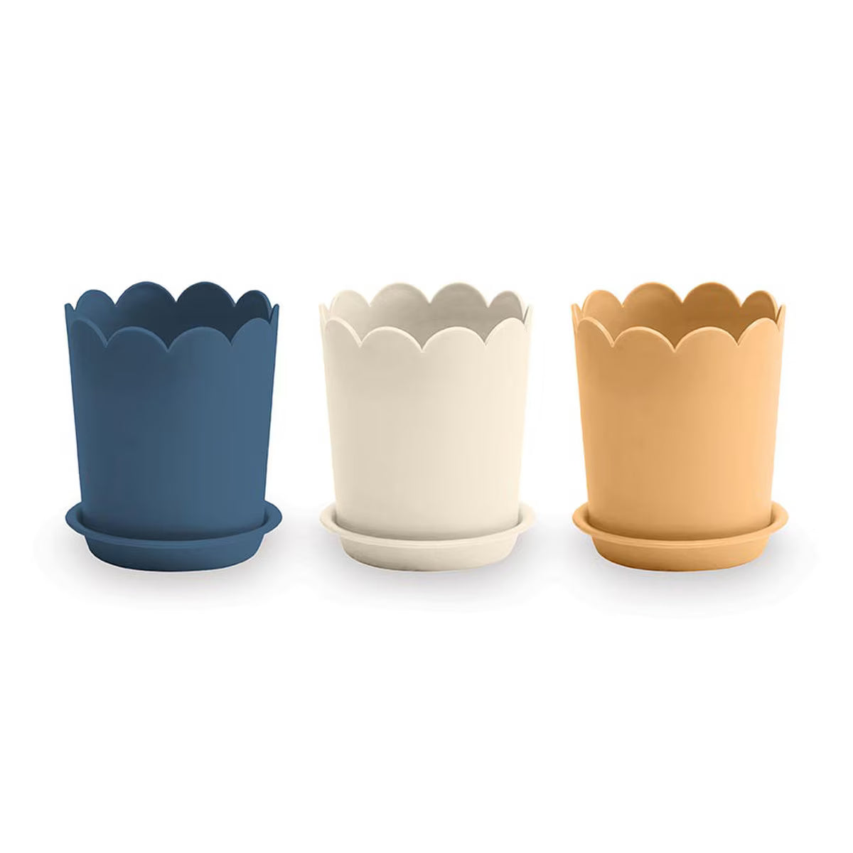 Lori Holt Denim & Daisy FG-50852 Flower Pots