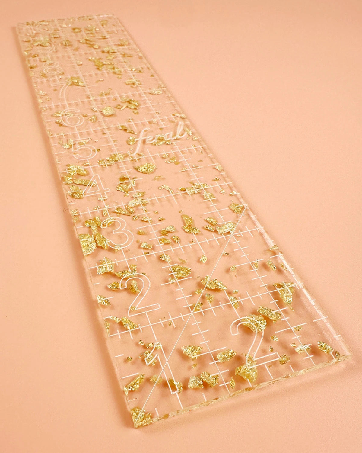Feral 2-1/2in x 10in Ruler Golden Strips & Trimming