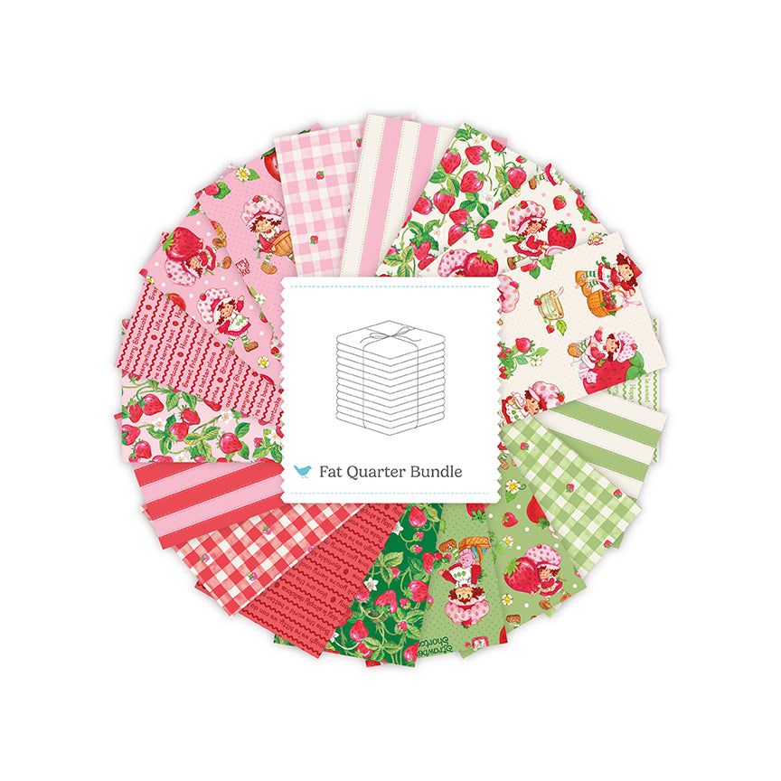 The World of Strawberry Shortcake Fat Quarter Bundle, 18 Pcs. FQ-18560-18 Riley Blake