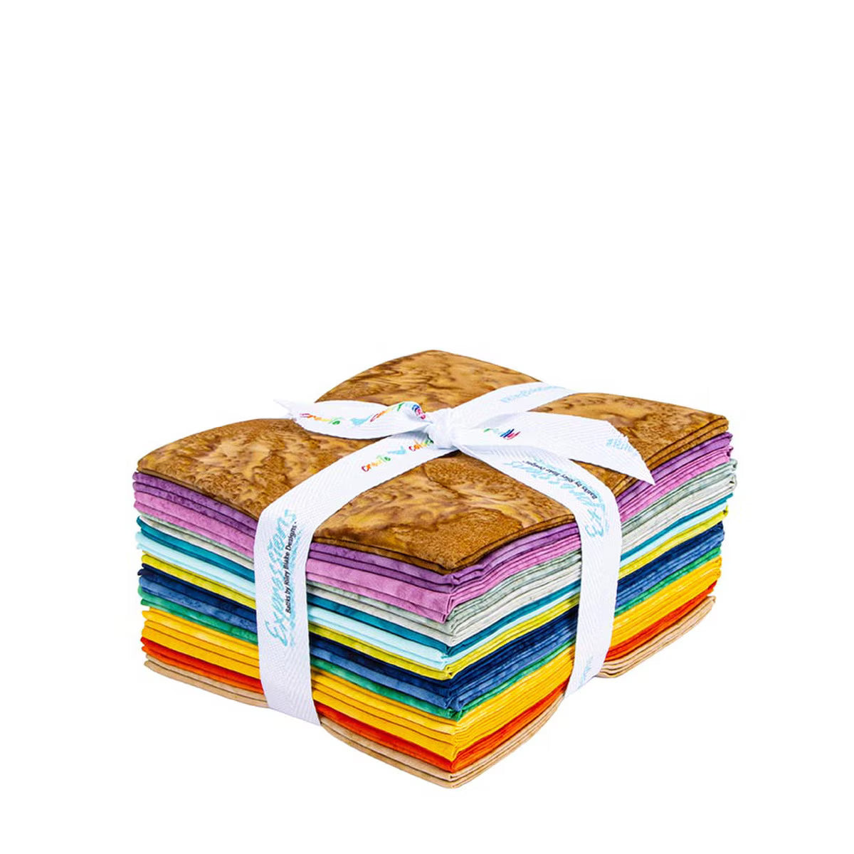 Expressions Batiks 16 Fat Quarter Hand-Dyes Bright Day FQ-21011-16 Riley Blake
