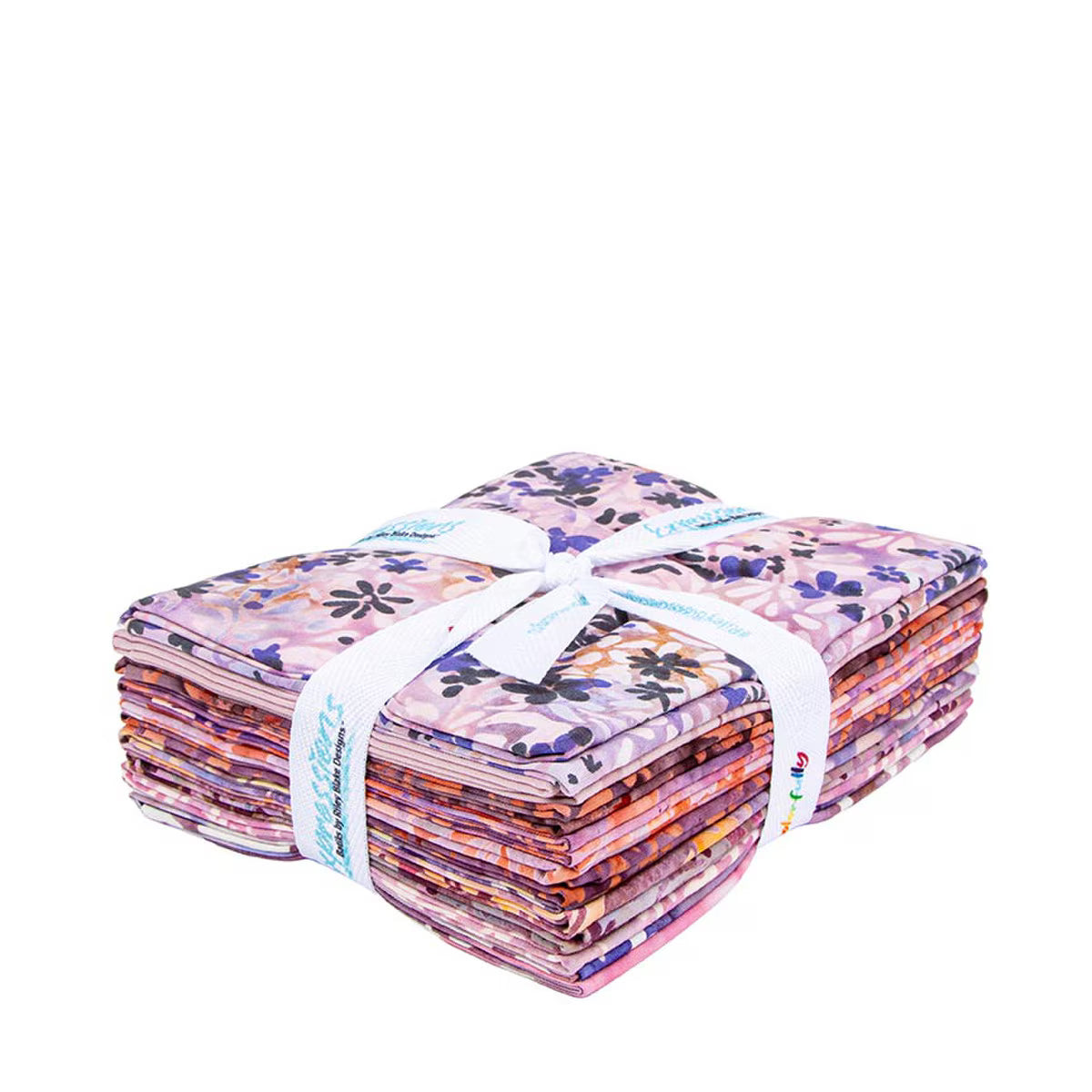 Batiks Wildflowers Misty Fat Quarter Bundle FQ-23476A-10 Riley Blake Designs