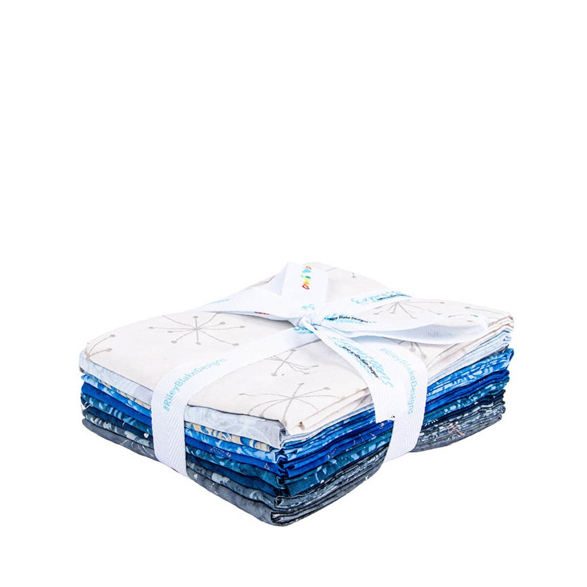 Batiks Express Yourself! Holiday Sparkle Frosted 9 Fat Quarters FQ-23559D-9 Riley Blake