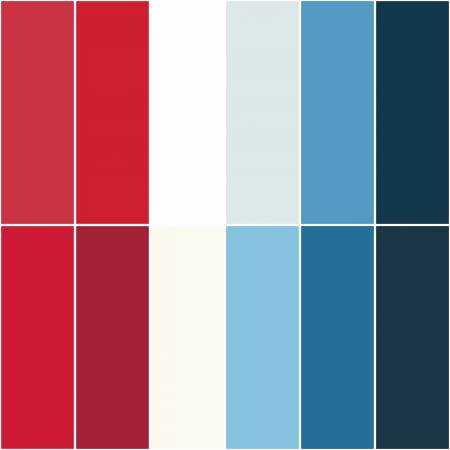 Confetti Cotton Patriotic 12 Fat Quarter FQ-PAT120-12 Riley Blake