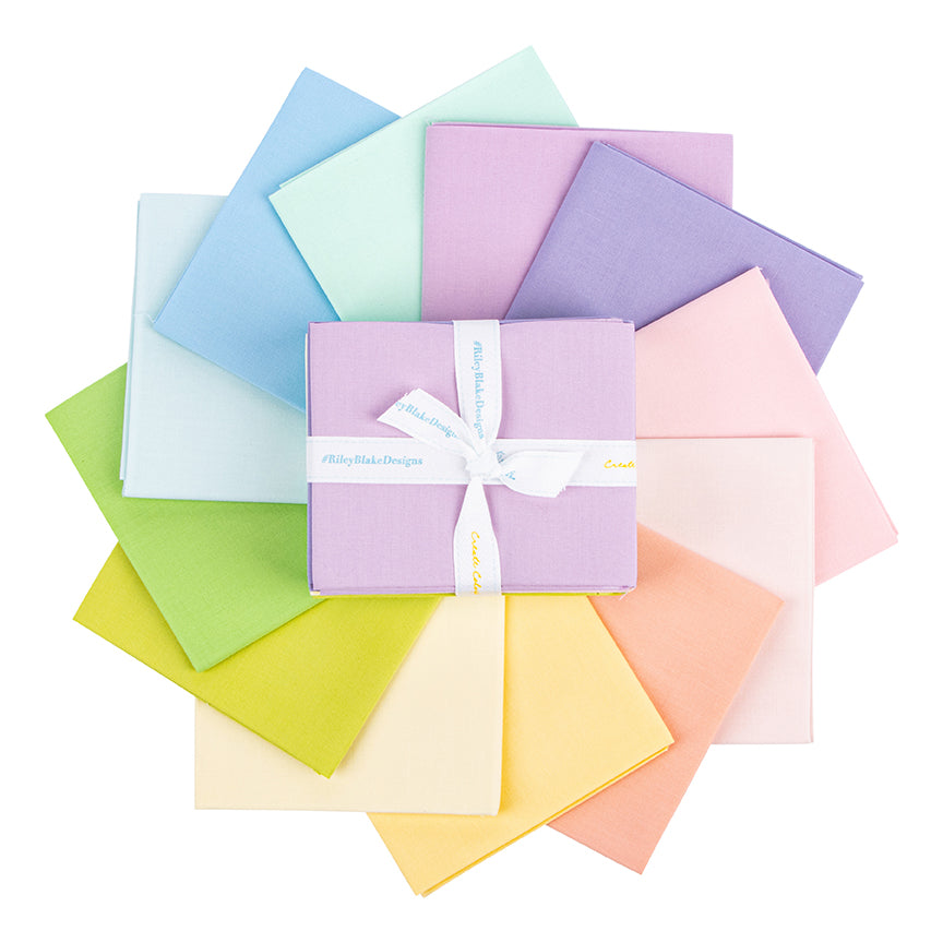 Confetti Cotton Sweet Fat Quarter Bundle, 12 Pcs. Riley Blake FQ-SWE120-12