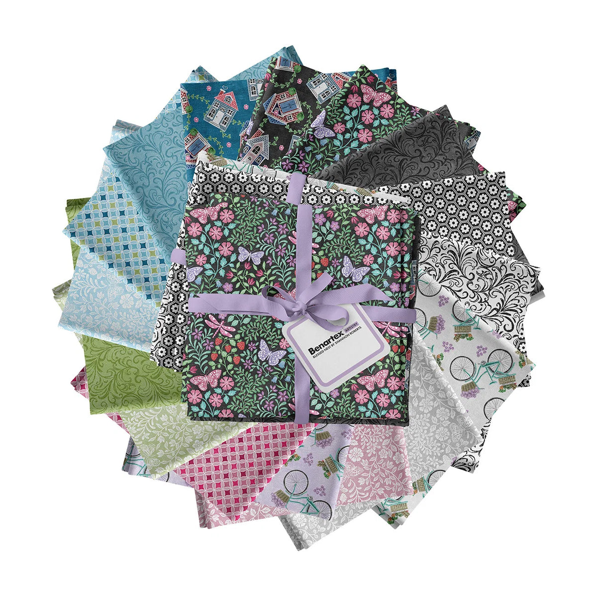 Blessed Nest FQBNEPK 16 Fat Quarter Bundle Benartex