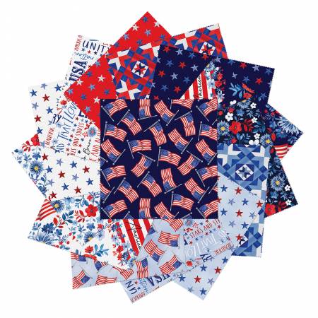 Faith, Family, Freedom FTH10PK 10x10s Nicole DeCamp Benartex