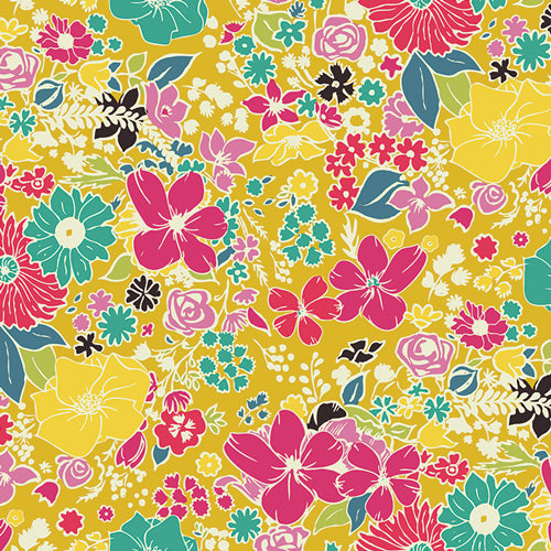FASHION SCENT ABLOOM FUSIONS ABLOOM ART GALLERY FABRICS FUS-A-401 HALF YARD