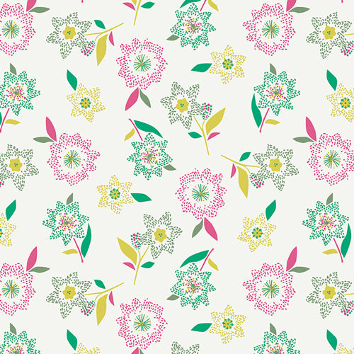 SPARKLER FLORALIA FLORALIA SHARON HOLLAND ART GALLERY FABRICS FUS-F-1004 HALF YARD