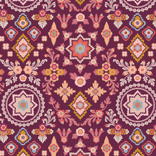 ALOHA SPIRIT ROSEWOOD ROSEWOOD FUSION MISTER DOMESTIC ART GALLERY FABRICS FUS-RW-1907 HALF YARD