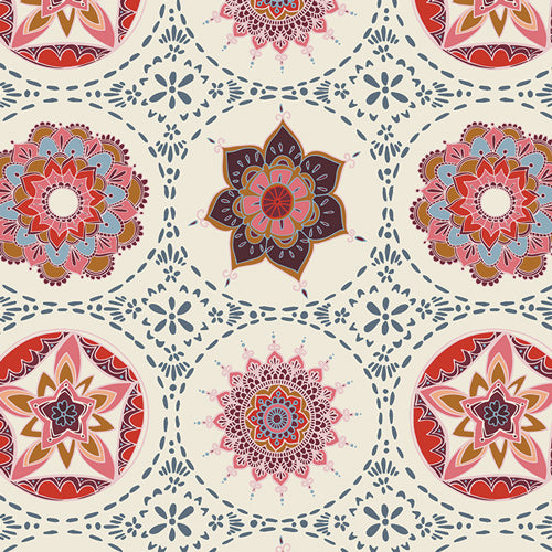 MANDALA HARMONY FUSION TRINKETS COLLECTION ART GALLERY FABRICS FUS-T-1403 HALF YARD
