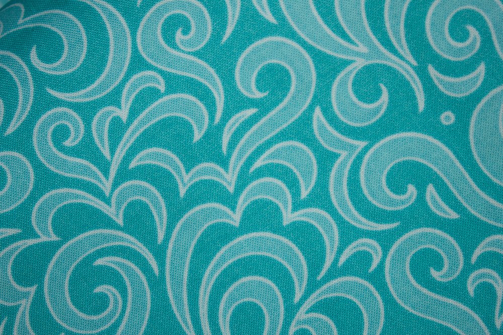 Winter Jewels 1356324B Elegance Aqua Amanda Murphy Benartex Half Yard