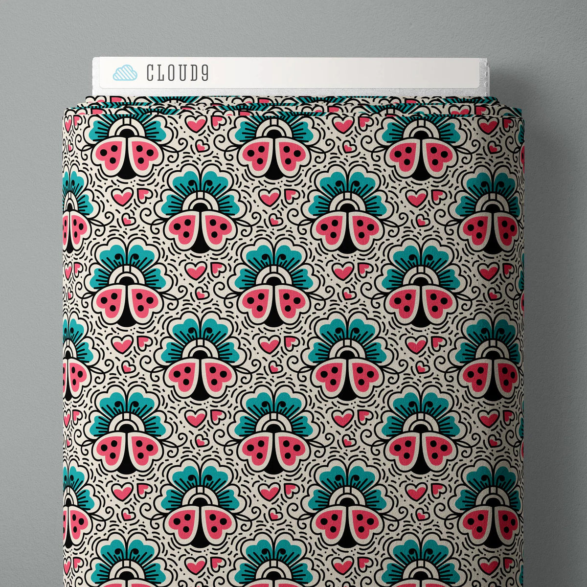 Love, Ink 228635 Love Bug RouCouCou Cloud9 Half Yard