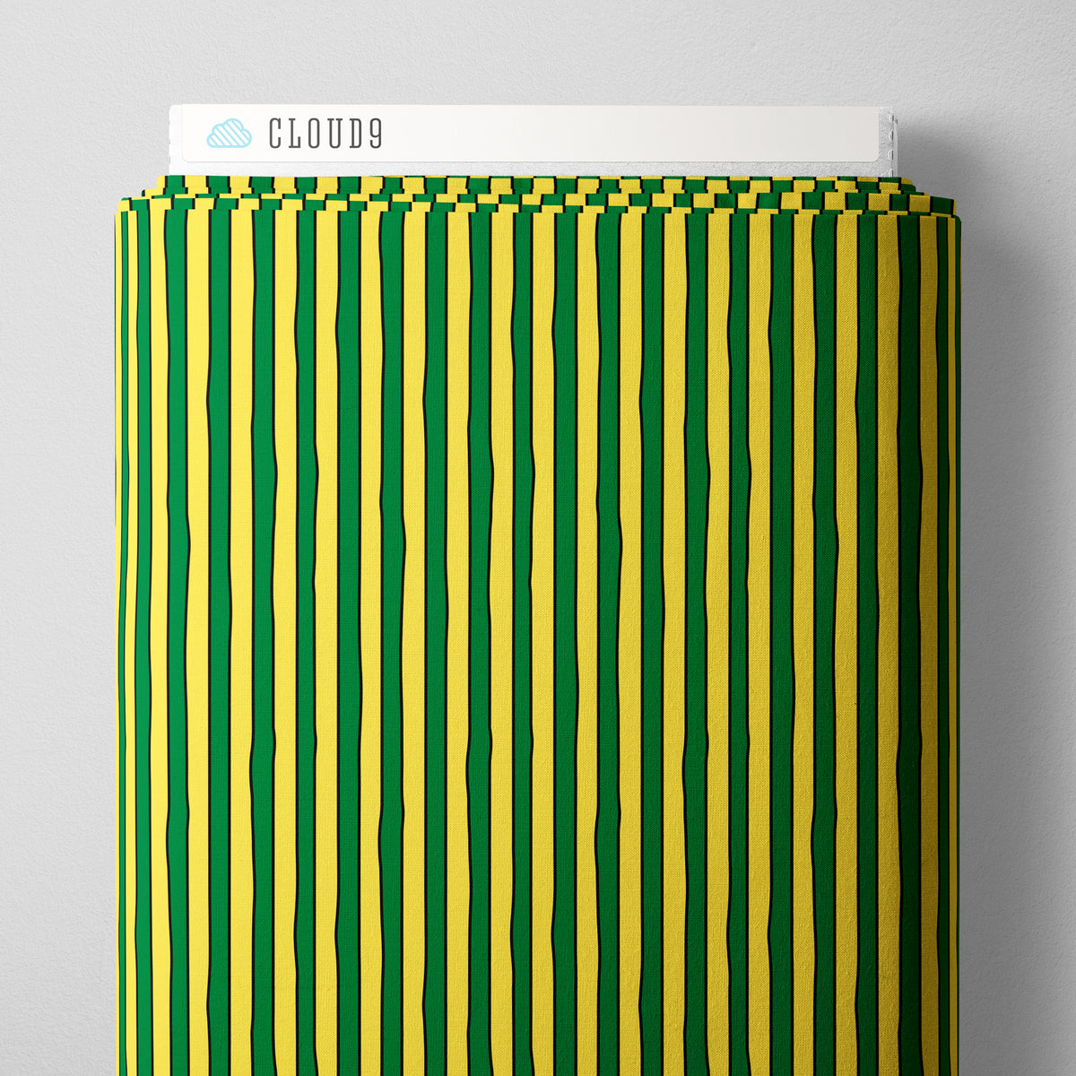 Goodnight Moon 229227 Stripe Yellow/Green Margaret Wise Brown Cloud9 Half Yard