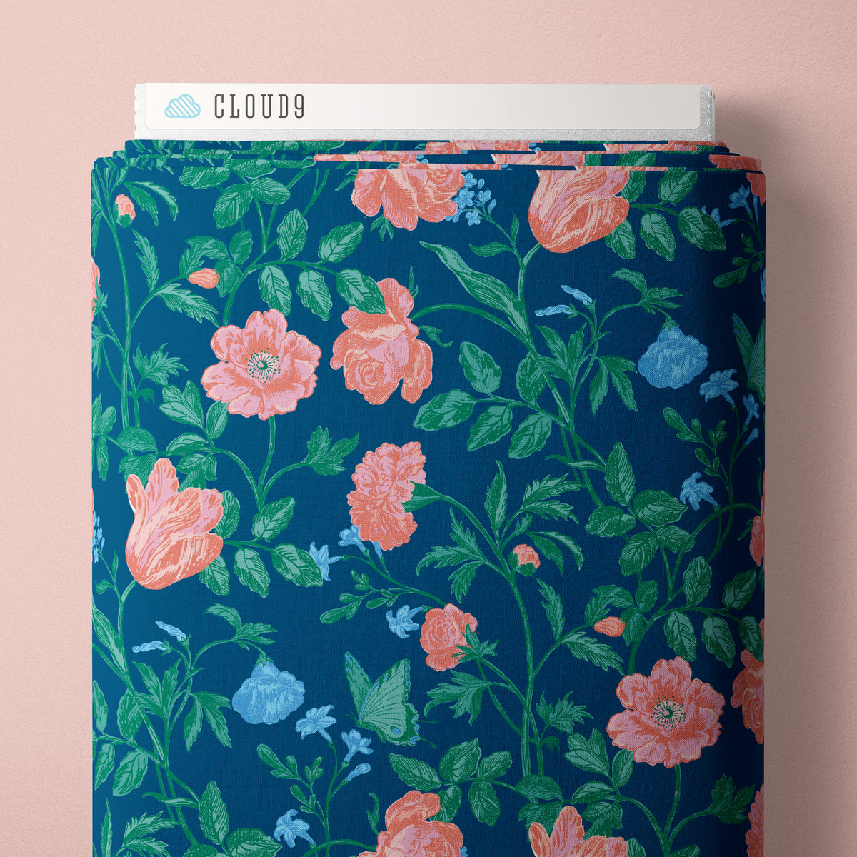 Garden Reverie Jardin Blue Cassidy Demkov Cloud9 228447 Half Yard