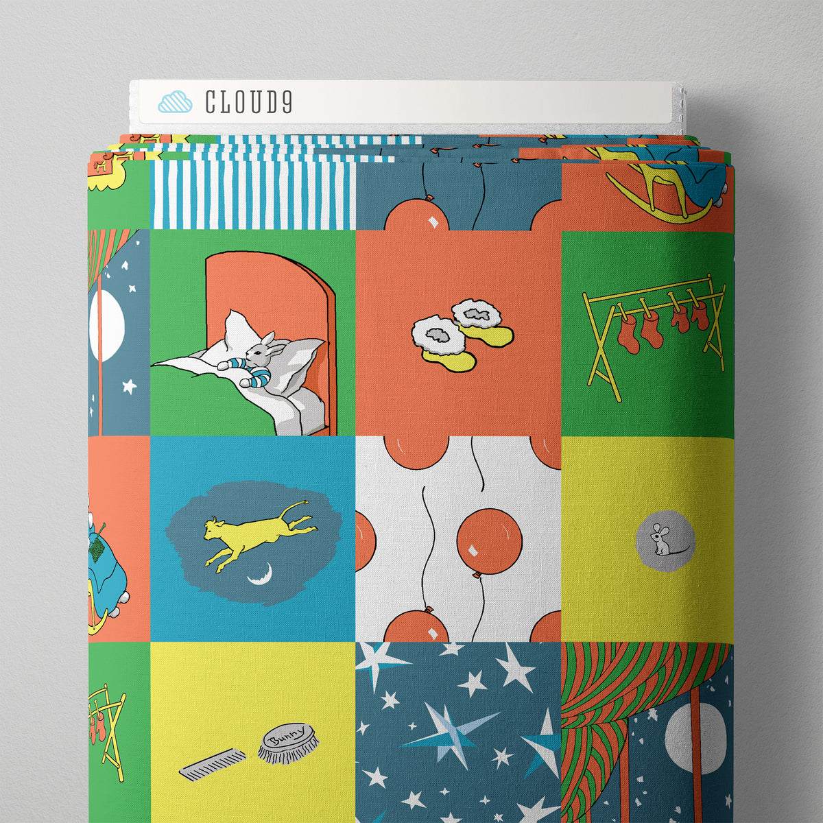 Goodnight Moon 227870 Cheater Margaret Wise Brown Cloud9 Half Yard
