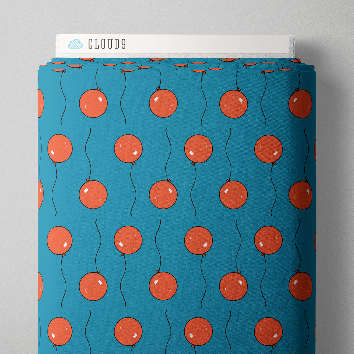 Goodnight Moon 227860 Balloon Blue Margaret Wise Brown Cloud9 Half Yard
