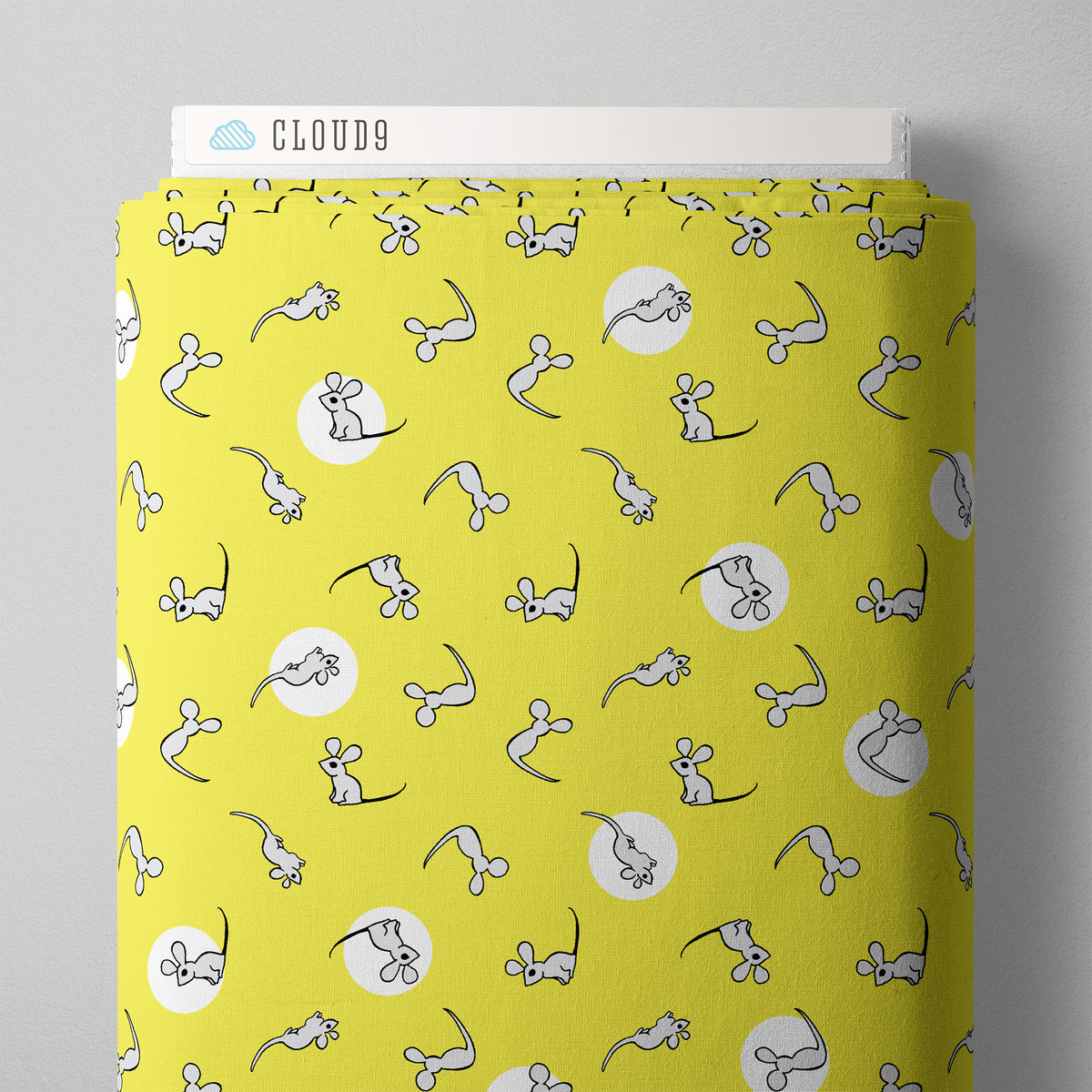 Goodnight Moon 227865 Mouse Yellow Margaret Wise Brown Cloud9 Half Yard