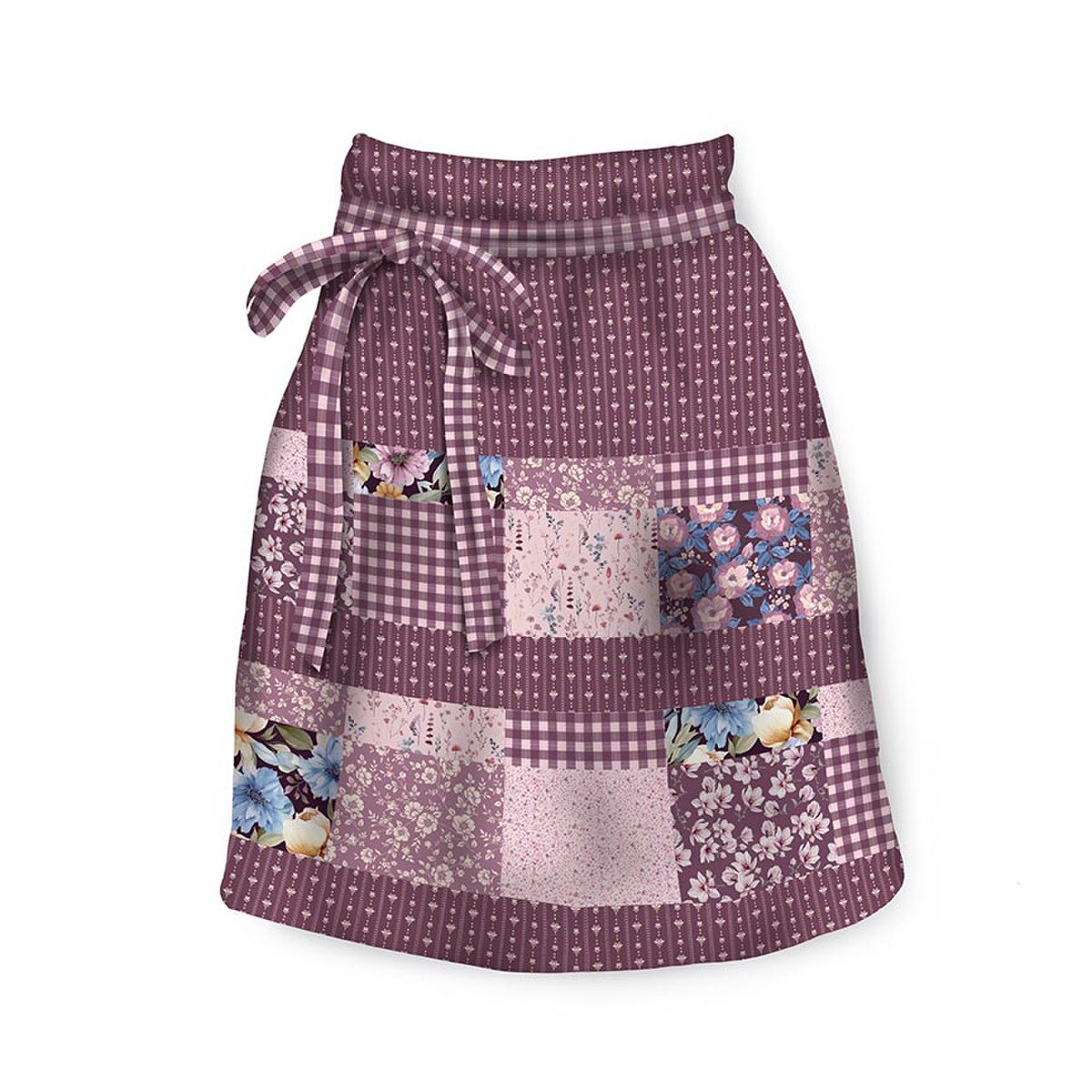 Twilight on the Prairie Twilight Gathering Apron Panel Burgundy Modern Prairie Riley Blake HD18859­-BURGUNDY