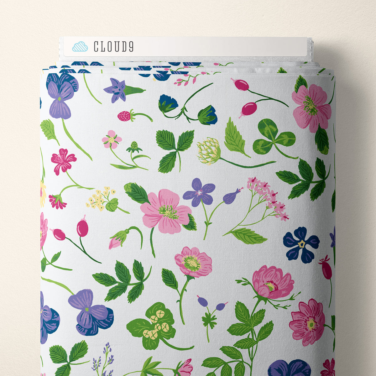 Heath and Hedgerow 228380-10 Sweet Scent Joanna Plucknett Cloud9 Half Yard