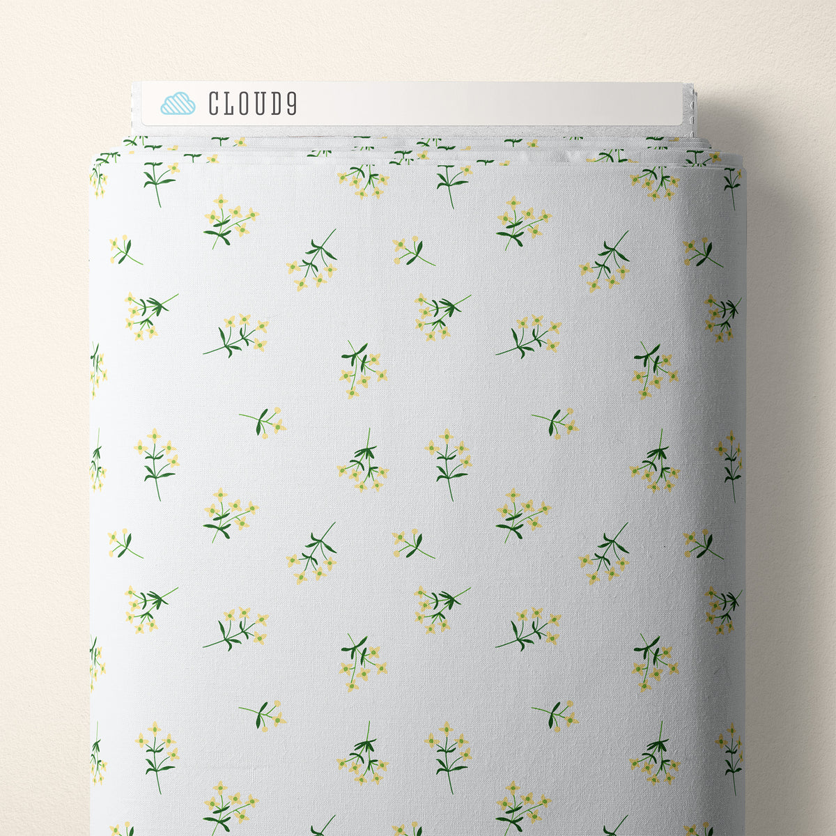 Heath and Hedgerow Field Gentian Yellow Cloud9 228389 Half Yard