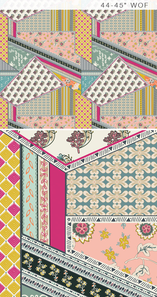 Indie Bohème Bohemian Patchwork IBH-64209 Pat Bravo Art Gallery Half Yard