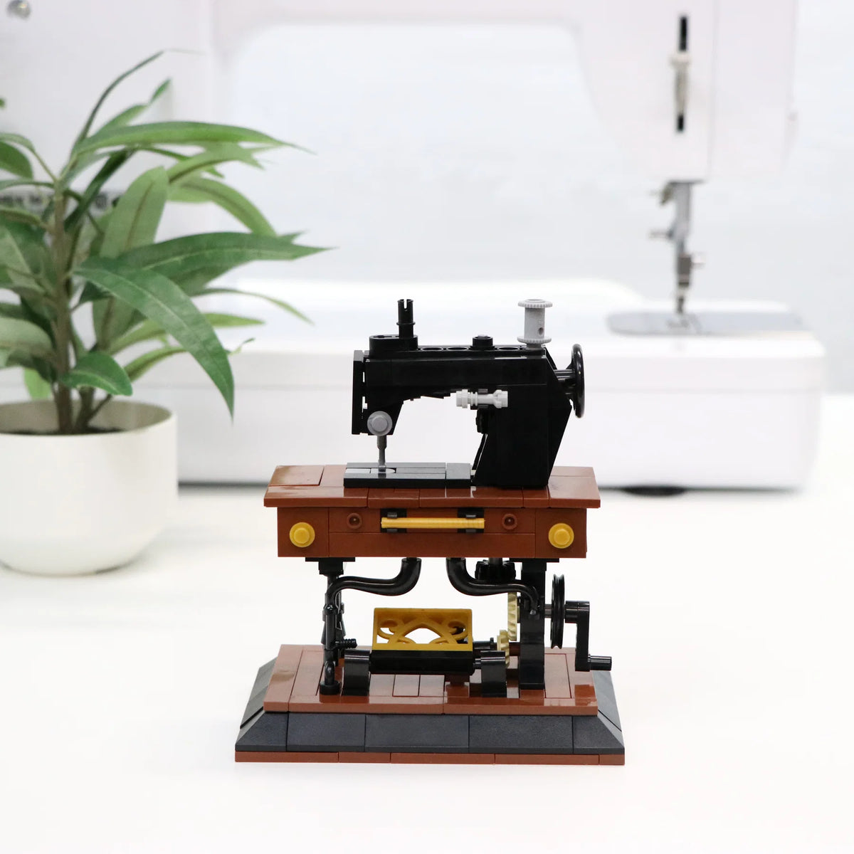 Sallie Tomato Vintage Sewing Machine Building Block Set