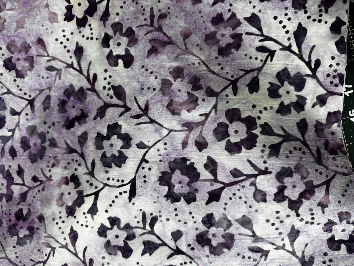 Bakyard Bird Batik Bundle Purple Riley Blake 4 Halfs
