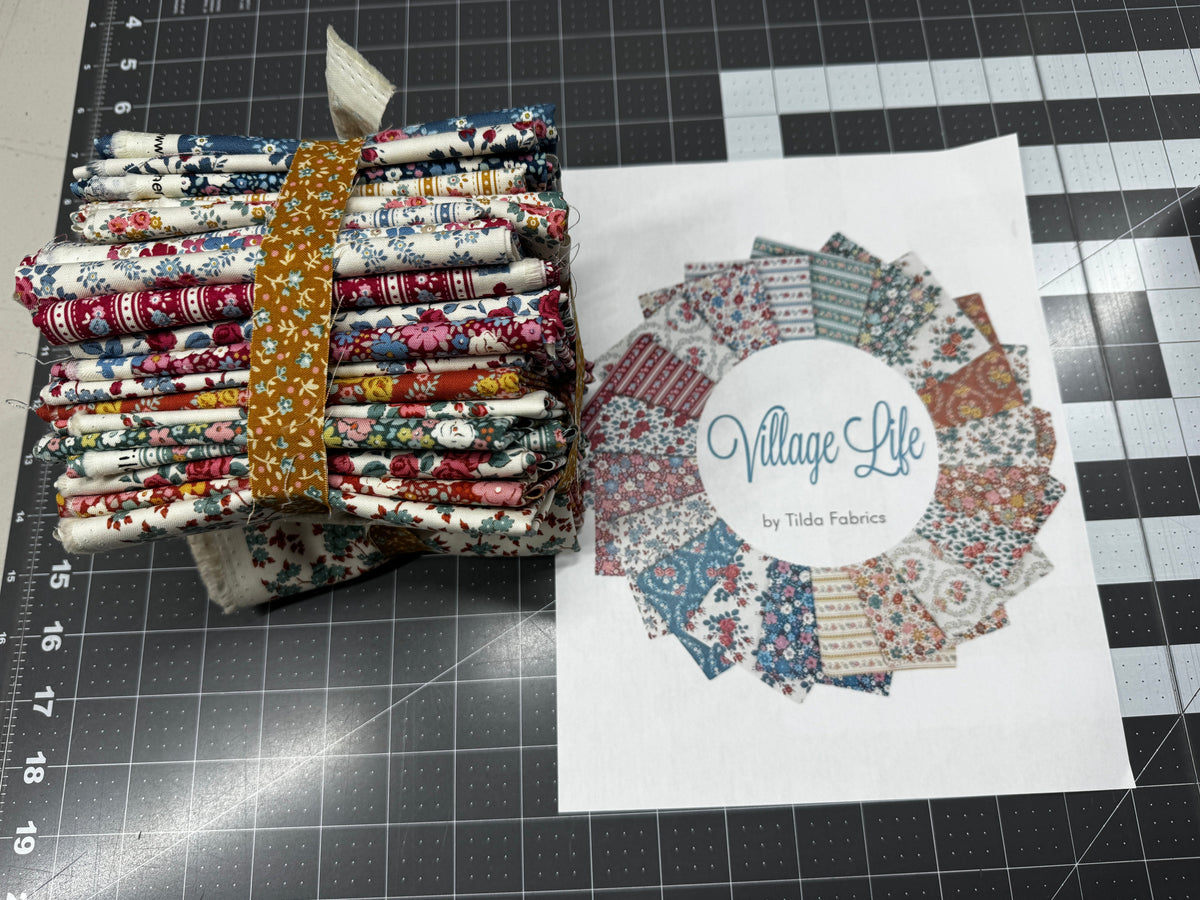 SHOP CUT! Tilda Village Life -20 Fat Quarter Bundle - 92Q
