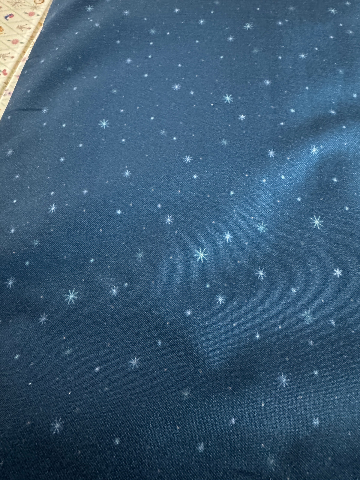 Frost & Fable Flake & Snow Texture Dark Blue PPAL05849DB Half Yard